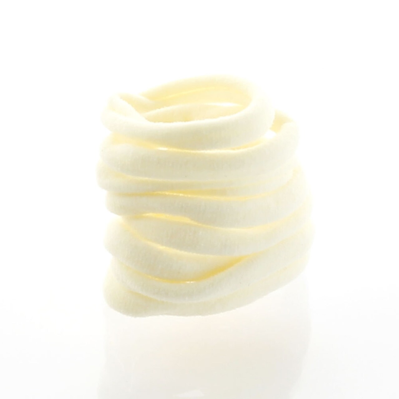 Baby/Toddler Stretchy Nylon Ponytail Holders Ivory - 1000 pcs